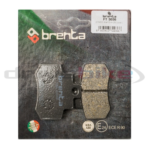 [BRENTA] Тормозные колодки FT 3036 Organic фото в интернет-магазине FrontFlip.Ru