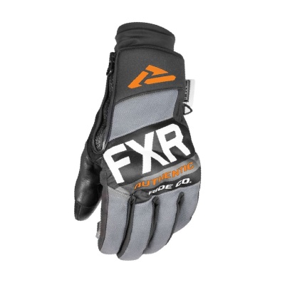 Перчатки FXR Transfer Pro-Tec Black/Char/Grey/Org фото в интернет-магазине FrontFlip.Ru