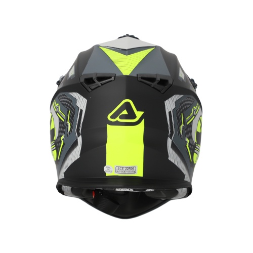 Шлем Acerbis LINEAR 22-06 Black/Fluo-Yellow фото в интернет-магазине FrontFlip.Ru