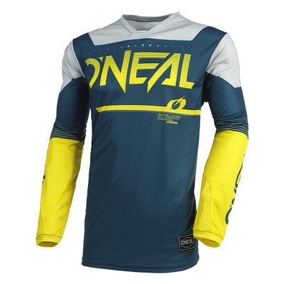 Джерси O'NEAL Hardwear Surge мужской синий/желтый фото в интернет-магазине FrontFlip.Ru
