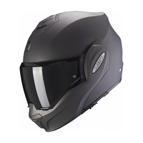 [SCORPION EXO] Мотошлем EXO-TECH EVO SOLID, цвет Антрацит Матовый фото в интернет-магазине FrontFlip.Ru