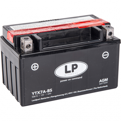 Аккумулятор Landport YTX7A-BS, 12V, AGM фото в интернет-магазине FrontFlip.Ru