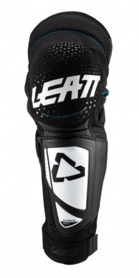 Наколенники подростковые Leatt 3DF Hybrid Knee & Shin Guard EXT Junior White/Black фото в интернет-магазине FrontFlip.Ru