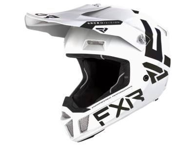 FXR MX Мотошлем Clutch CX Helmet 21 White/Black фото в интернет-магазине FrontFlip.Ru