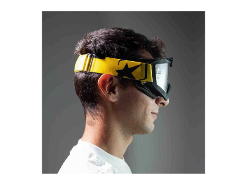 Очки ARIETE ADRENALINE PRIMIS BLACK-YELLOW фото в интернет-магазине FrontFlip.Ru