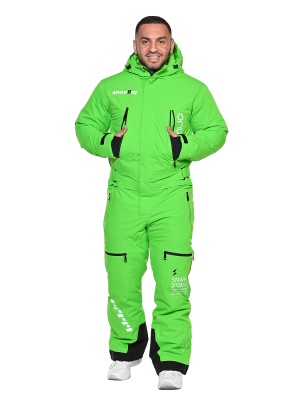 SNOW HEADQUARTER Снегоходный комбинезон мужской A-89017 Салатовый фото в интернет-магазине FrontFlip.Ru