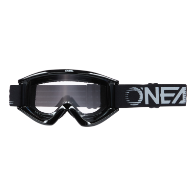 Маска кроссовая O'NEAL B-ZERO v.22, Черный, прозранчная линзы фото в интернет-магазине FrontFlip.Ru