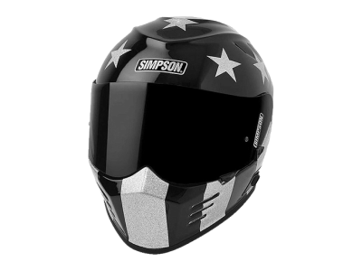 SIMPSON Шлем VENOM STINGRAE BLACK фото в интернет-магазине FrontFlip.Ru
