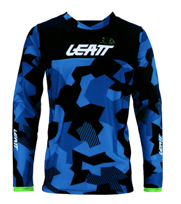 Мотоджерси Leatt Moto 4.5 Enduro Jersey Blue фото в интернет-магазине FrontFlip.Ru
