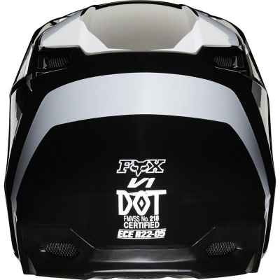 Мотошлем Fox V1 Prix Helmet Black фото в интернет-магазине FrontFlip.Ru