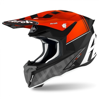AIROH шлем кросс TWIST 2.0 TECH RED GLOSS фото в интернет-магазине FrontFlip.Ru