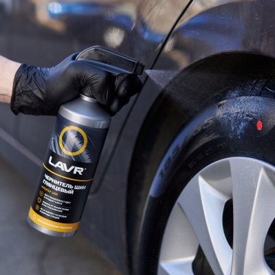 LAVR Чернитель шин с силиконом, 500 мл (18 шт) фото в интернет-магазине FrontFlip.Ru