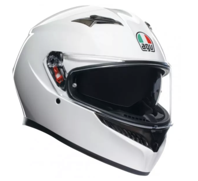 AGV Шлем K-3 E2206 MONO SETA WHITE фото в интернет-магазине FrontFlip.Ru