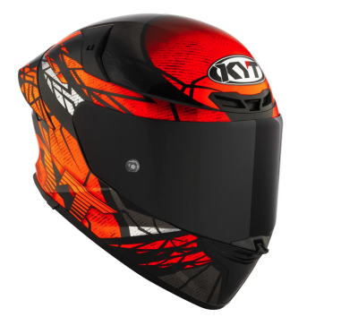 [KYT] Мотошлем TT-REVO COMBUSTION ORANGE, цвет Оранжевый фото в интернет-магазине FrontFlip.Ru