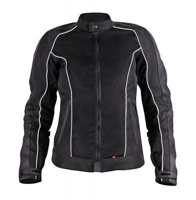 Куртка женская INFLAME GLACIAL DARK текстиль+сетка,черн. фото в интернет-магазине FrontFlip.Ru