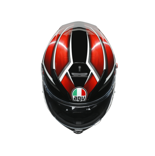 Шлем AGV K-5 S MULTI Tempest Black/Red фото в интернет-магазине FrontFlip.Ru
