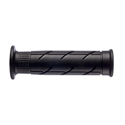 [ARIETE] Ручки руля (комплект) HONDA style #2 22-25мм/120мм, открытые, цвет Черный фото в интернет-магазине FrontFlip.Ru