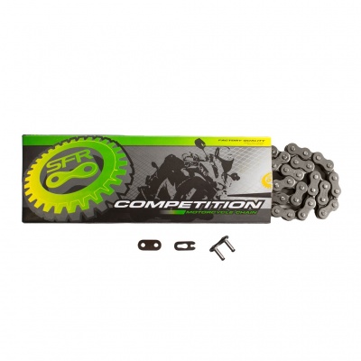 [SFR] Цепь 420H Reinforced бессальниковая 118 звеньев с замком-защелкой фото в интернет-магазине FrontFlip.Ru