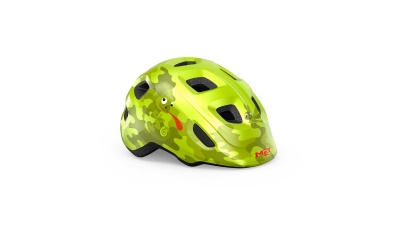 Велошлем детский Met Hooray  Lime Chamaleon фото в интернет-магазине FrontFlip.Ru