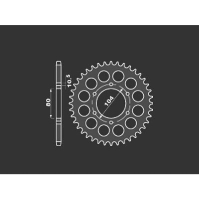 PBR Звезда задняя    488-41   (сталь) фото в интернет-магазине FrontFlip.Ru