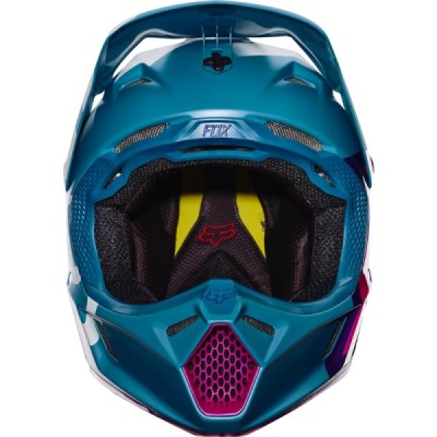 Мотошлем Fox V3 Creo Helmet Teal фото в интернет-магазине FrontFlip.Ru