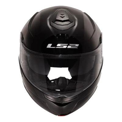 LS2 Мотошлем FF908 STROBE II Solid глянцевый черный фото в интернет-магазине FrontFlip.Ru