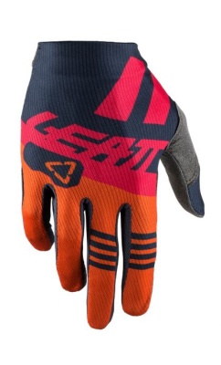 Мотоперчатки Leatt GPX 1.5 GripR Glove Ink/Orange фото в интернет-магазине FrontFlip.Ru