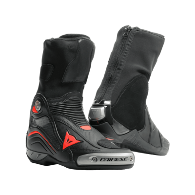 DAINESE Ботинки AXIAL D1 AIR 628 BLACK/FLUO-RED фото в интернет-магазине FrontFlip.Ru