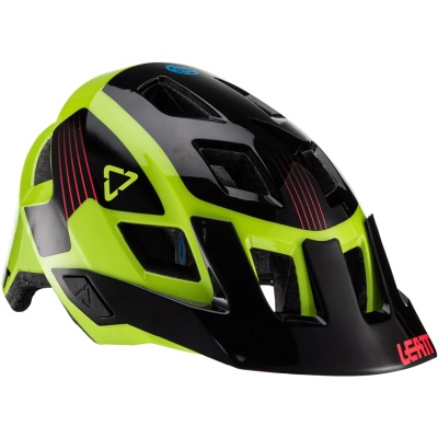 Велошлем подростковый Leatt MTB All Mountain 1.0 Junior Helmet Lime фото в интернет-магазине FrontFlip.Ru