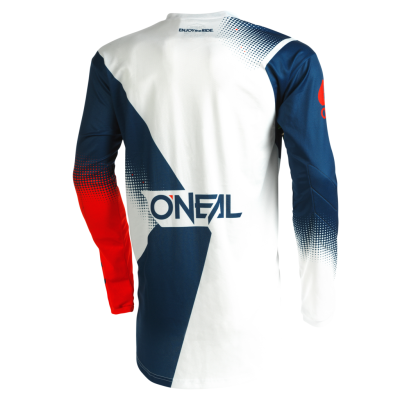 Джерси O'NEAL Element Racewear V.22 мужской(ие) синий/белый фото в интернет-магазине FrontFlip.Ru