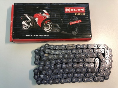 Цепь ROLON 520HPOR 110 звеньев, сальниковая O-Ring, замок защёлка фото в интернет-магазине FrontFlip.Ru