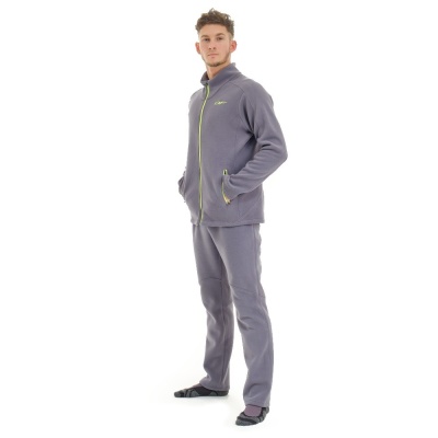 Dragonfly Мужские флисовые брюки Level. Gray Lemon фото в интернет-магазине FrontFlip.Ru