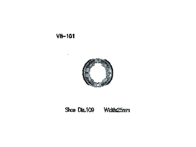 VESRAH   Тормозные колодки VB 101 фото в интернет-магазине FrontFlip.Ru