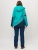 Горнолыжный костюм женский зеленого цвета 051911Z фото в интернет-магазине FrontFlip.Ru