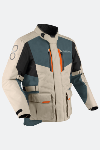 Куртка текстильная Bering SIBERIA Beige/Grey/Orange фото в интернет-магазине FrontFlip.Ru