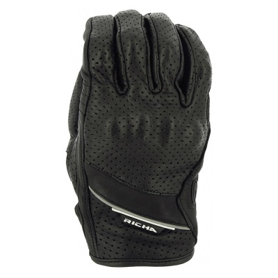 RICHA Перчатки CRUISER PERFORATED BLACK фото в интернет-магазине FrontFlip.Ru