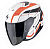 [SCORPION EXO] Мотошлем EXO-Z1 VUE, цвет Белый Матовый/Черный/Красный