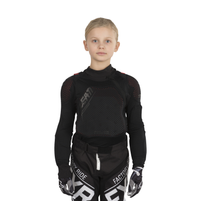 Защита панцирь подростковый Leatt Body Protector 3DF AirFit Lite Junior Black фото в интернет-магазине FrontFlip.Ru