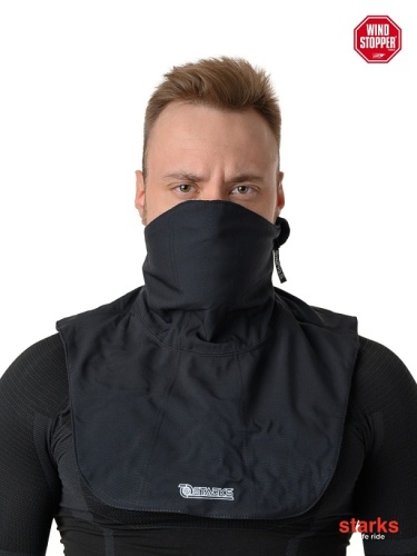 Ветрозащита шеи и груди STARKS COLLAR WS (черный) фото в интернет-магазине FrontFlip.Ru