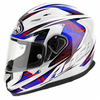 AIROH шлем интеграл T600 BIONIC BLUE фото в интернет-магазине FrontFlip.Ru