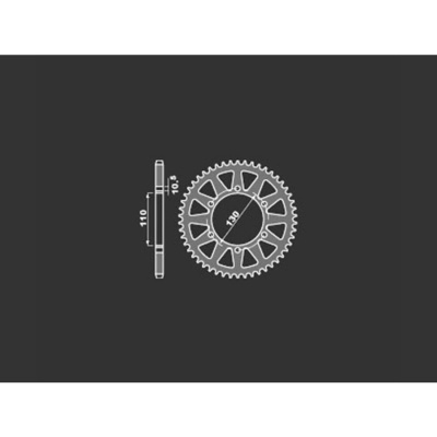 PBR Звезда задняя    504-47   (алюм) фото в интернет-магазине FrontFlip.Ru