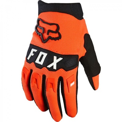 Мотоперчатки подростковые Fox Dirtpaw Youth Glove Flow Orange фото в интернет-магазине FrontFlip.Ru