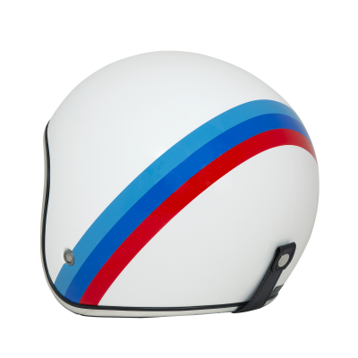 Шлем Beon B-108 WHITE/RED/BLUE фото в интернет-магазине FrontFlip.Ru