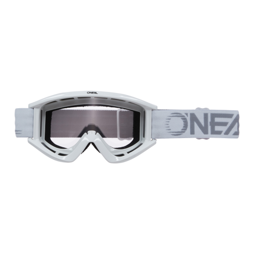 Маска кроссовая O'NEAL B-ZERO v.22, Белый, прозранчная линзы фото в интернет-магазине FrontFlip.Ru
