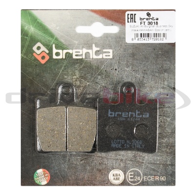 [BRENTA] Тормозные колодки FT 3018 Organic фото в интернет-магазине FrontFlip.Ru