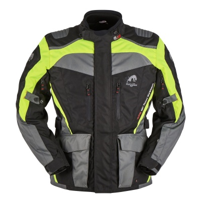 [FURYGAN] Мотокуртка APALACHES текстиль, цвет Черный/Желтый фото в интернет-магазине FrontFlip.Ru