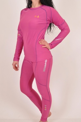 Женское термобелье Under Armour Pink низ фото в интернет-магазине FrontFlip.Ru