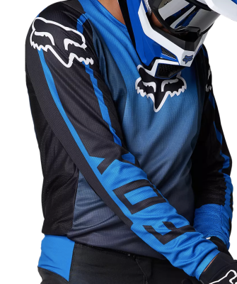 Мотоджерси Fox 180 Leed Jersey Blue фото в интернет-магазине FrontFlip.Ru