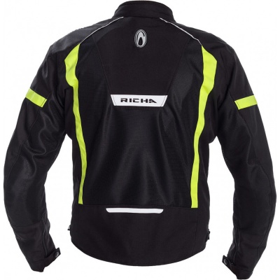 Куртка RICHA AIRBENDER BLACK/FLUO YELLOW мужск. фото в интернет-магазине FrontFlip.Ru
