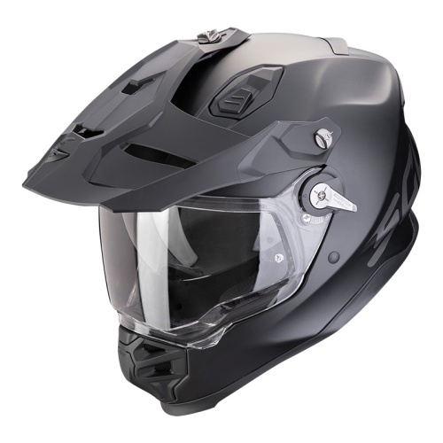[SCORPION EXO] Мотошлем ADF-9000 AIR SOLID, цвет Черный Матовый фото в интернет-магазине FrontFlip.Ru